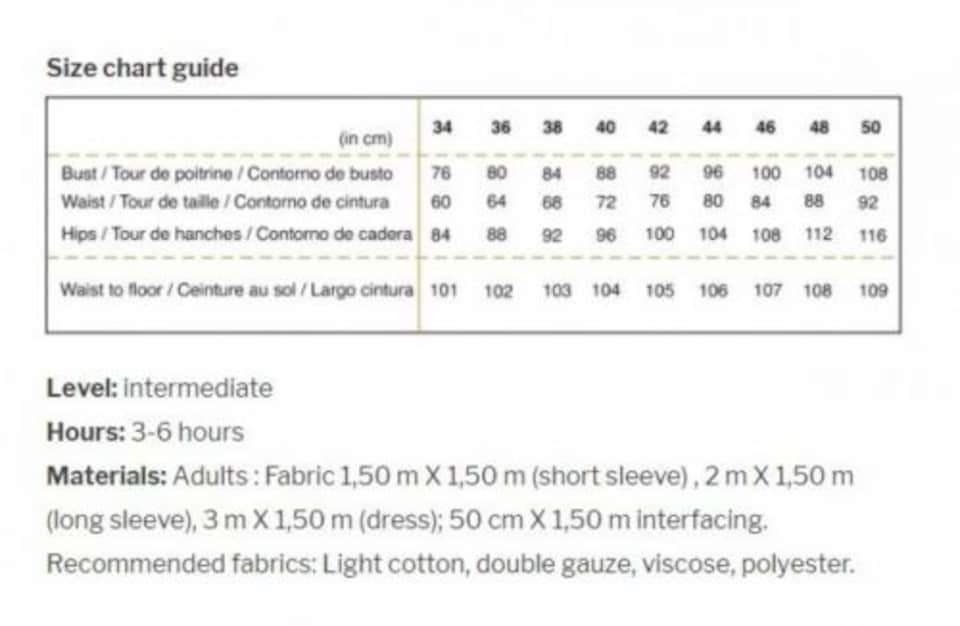 image 1 of You Made My Day February Origami Blouse & Dress Paper Sewing Pattern – Women’s Dresses & Tops, UK Sizes 6–22, Intermediate