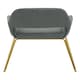 image 5 of Interiors by Premier Grey Dining Chair, High Quality Kitchen Chair, Back & Arm Support Fabric Chair, Easy to Clean Armchair