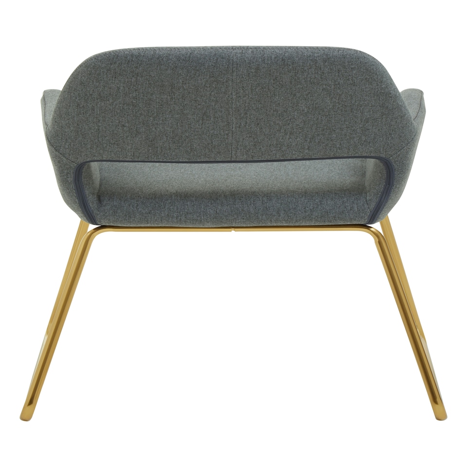 image 1 of Interiors by Premier Grey Dining Chair, High Quality Kitchen Chair, Back & Arm Support Fabric Chair, Easy to Clean Armchair