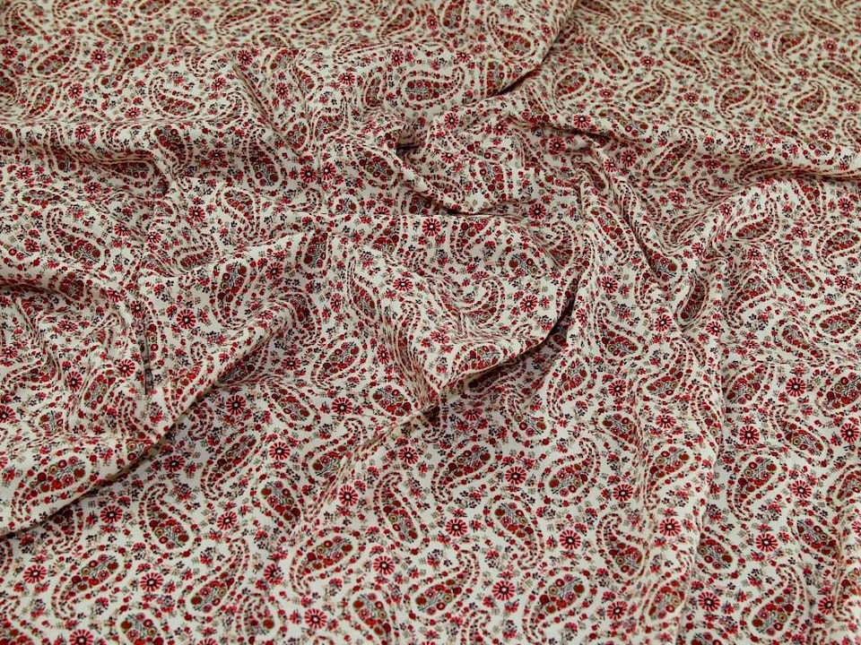 Red Cotton Lawn Fabric for Dressmaking, 140cm / 55" Wide - per metre