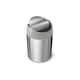 image 1 of Simplehuman 1.5L Mini Bin, Brushed Stainless Steel