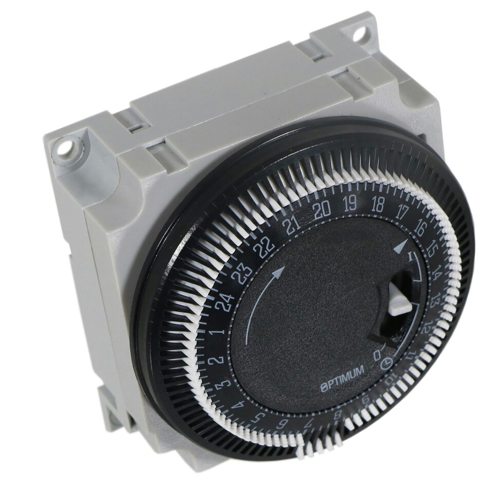 image 1 of Optimum Synchronous Timer Module 24 Hour Time with Manual Override OP-FM1STUH0