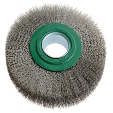 Lessmann Wheel Brush D200Mm X W24-27 X 50 Bore Stainless Steel Wire 0.30
