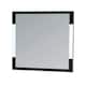 image 3 of Showerdrape Hampstead Rectangular Wall Mounted Black Framed Bathroom Mirror 70 x 50cm