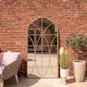 image 2 of Charles Bentley Madrid Arch Garden Mirror Weather Resistant