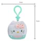 image 2 of Hello Kitty Soft Toy Cubeez Plush Turquoise Cute Plush Huggable Cuddly 7cm Blue