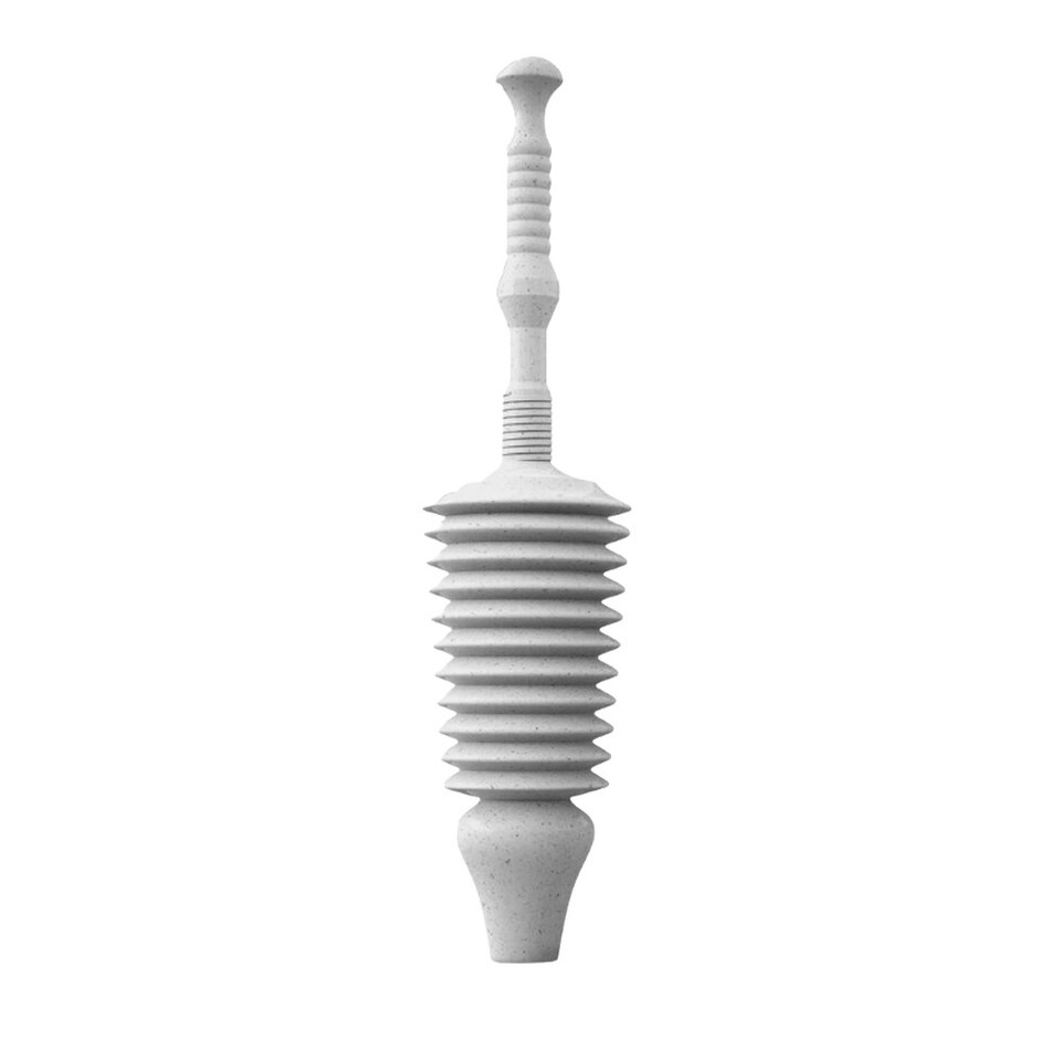 Buffalo Heavy Duty Snake Toilet Plunger & Holder 58cm - One Colour - One Size