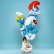 image 2 of Clumsy Smurf (Smurfs) Giant Helium Foil Balloon 81cm / 32 in Blue