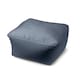 image 5 of Waterproof Cube Indoor Outdoor Bean Bag Foot Stool Pouffe Grey