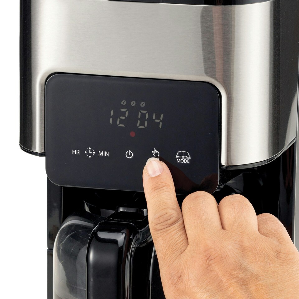 image 1 of Ariete 1398 Digital Filter Coffee Machine 1.5 Litre Capacity, Stainless Steel