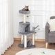 image 7 of PawHut Cat Tree Tower Activity Centre w/ Jute Post Bed Tunnel Perch Hanging Toy