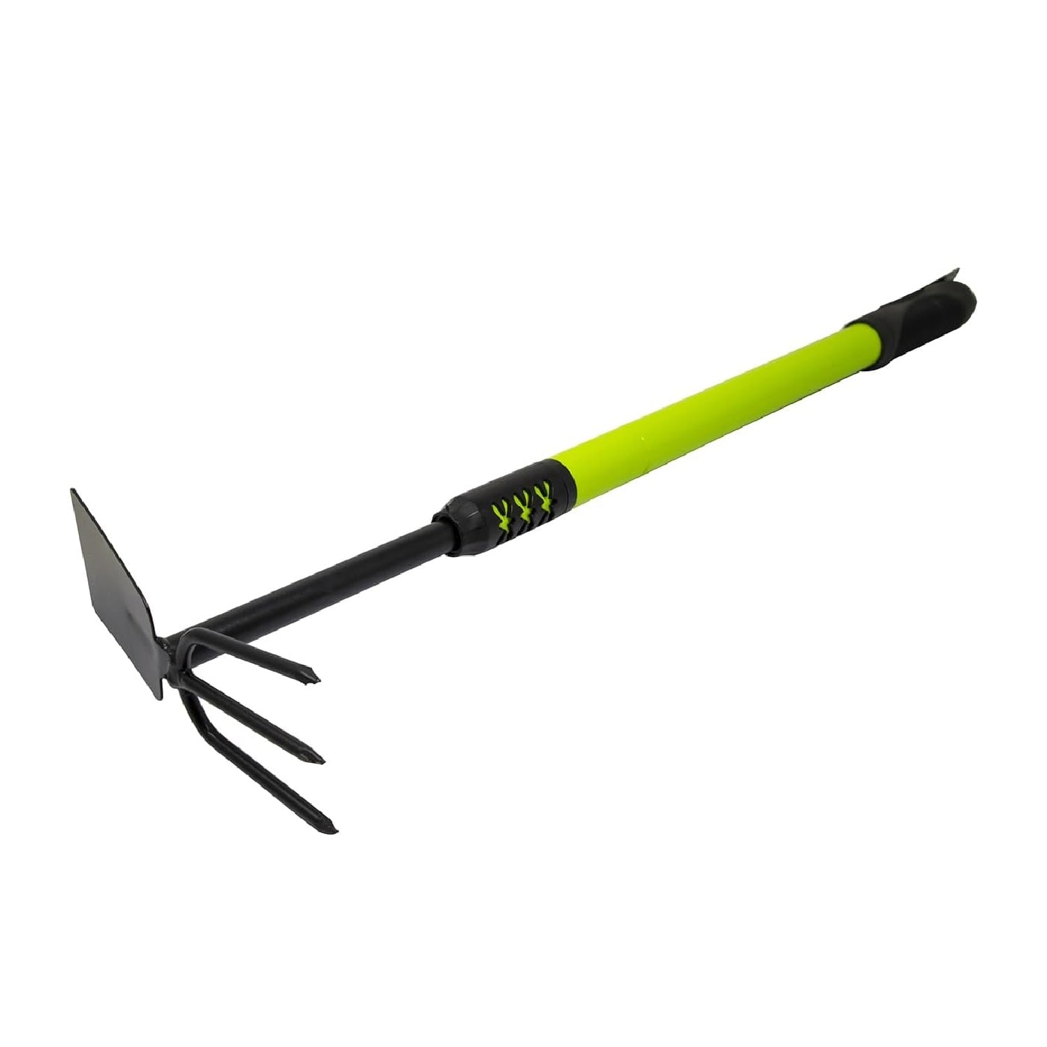 BARGAINS-GALORE 2 In 1 Telescopic Hand Fork Trowel Shock Resistant Gardening Hand Tool in Green