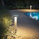 image 2 of Tesla 4 Light Outdoor Bollard Light White IP44