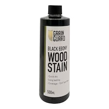 Grain Guard Water Based Wood Stain - Black Ebony - 500ml