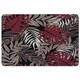 image 2 of Tropical Leaves in Red, White & Grey (Placemat)