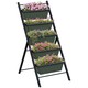 image 1 of Outsunny Indoor Outdoor Vertical Raised Garden Bed with 5 Removable Tray