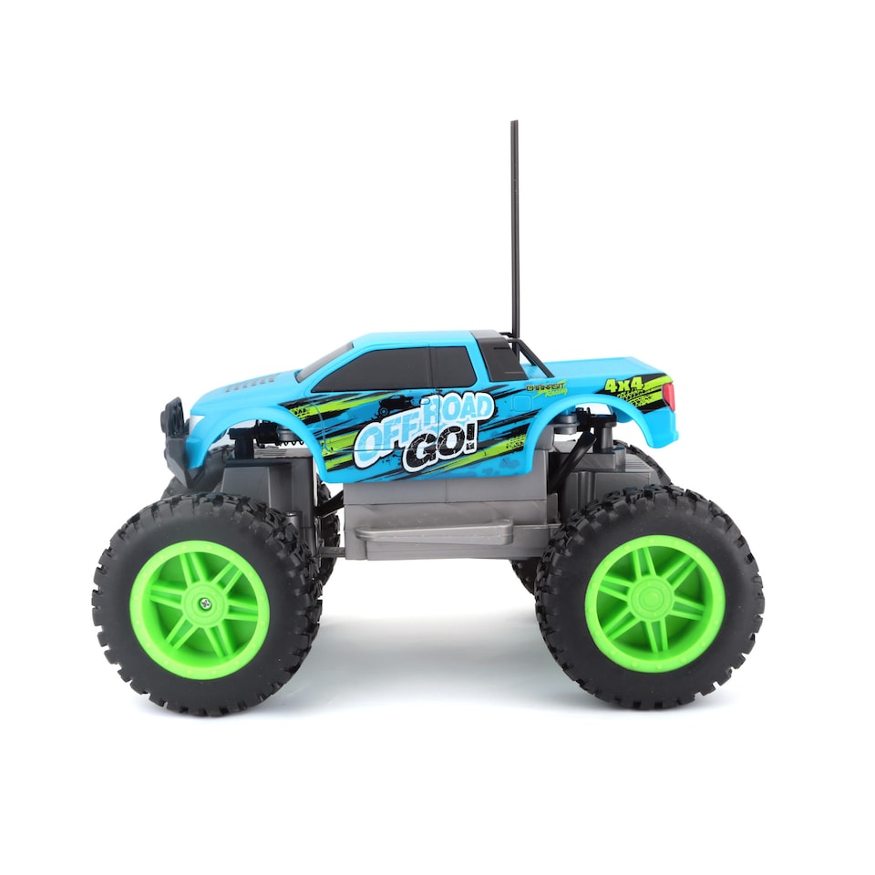 image 1 of CYKLONE Monster RC Car 2.4GHz 4WD Drift Truck with Multi‑Directional Roller Wheels