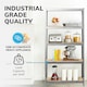 image 8 of Boltless 5 Tier Shelving Racking Heavy Duty Steel Shelf Unit Shed Garage Home Silver