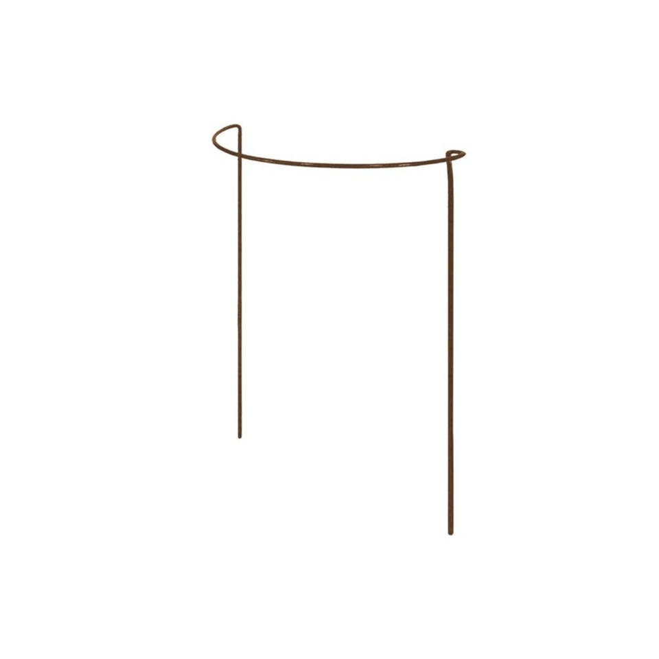 image 1 of Garden Pride Rusty Bow Plant Supports - Small Raw Steel Design To Rust Pack of 4