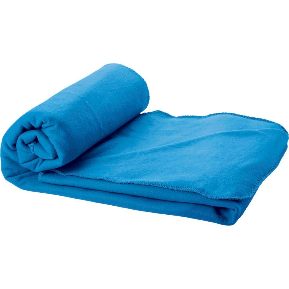 image 1 of Bullet Huggy Blanket And Pouch - Process Blue - 150 x 120 cm
