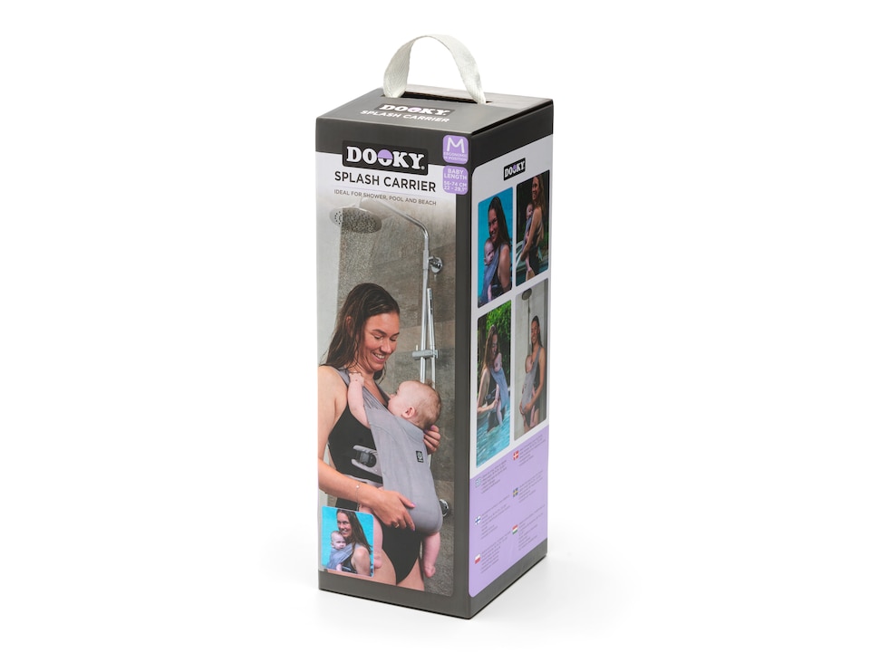 image 1 of Dooky Splash Baby Carrier – Grey, Quick-Dry & Comfortable