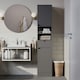 image 7 of 2 Door 1 Drawer Bathroom Cabinet Brown | Oak / Oak