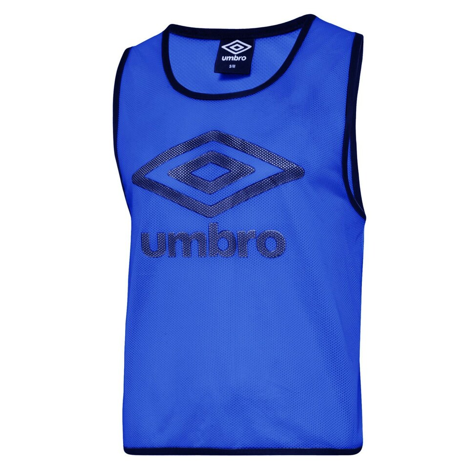 Umbro Unisex Adult Training Bib - Royal Blue/Black - M-L