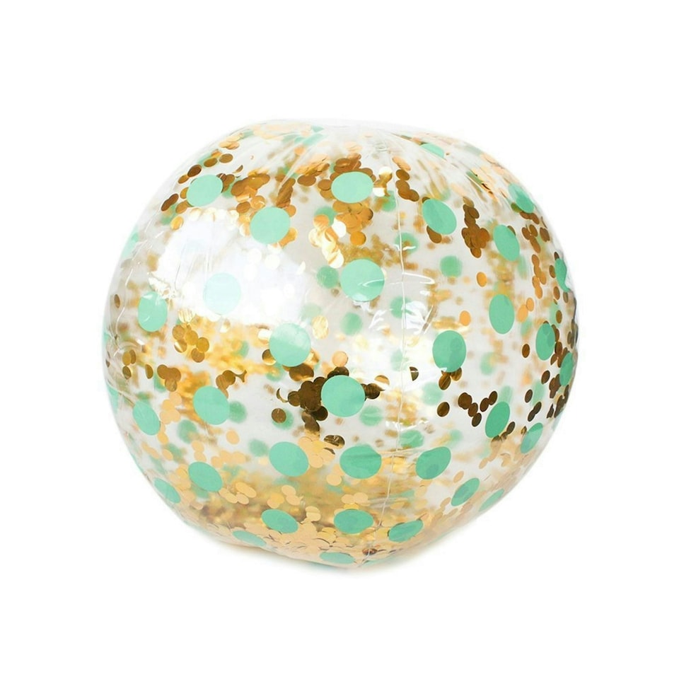 image 1 of Gift Republic Inflatable Beach Ball Glitter