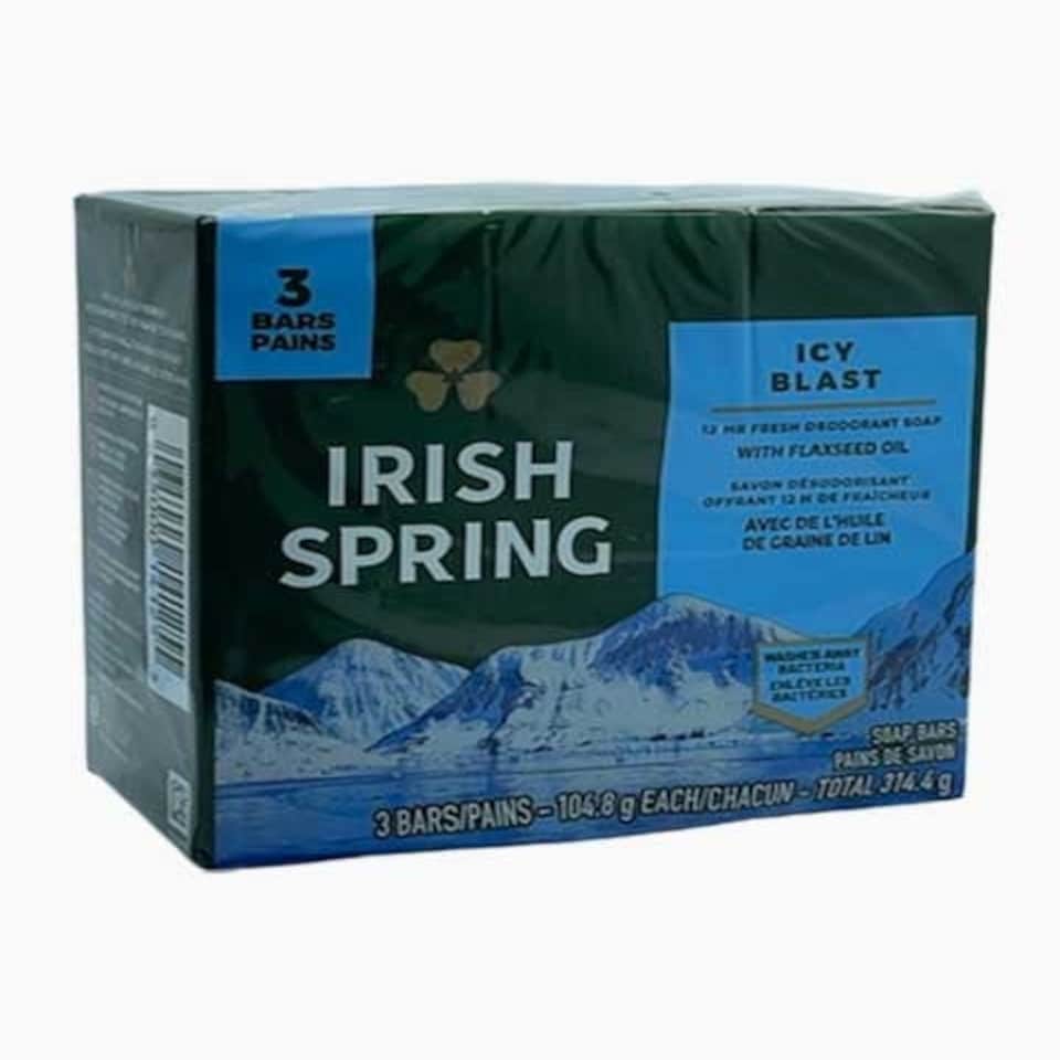 Palmolive Irish Spring Icy Blast Deodorant Soap 104.8 g (3 Bar)