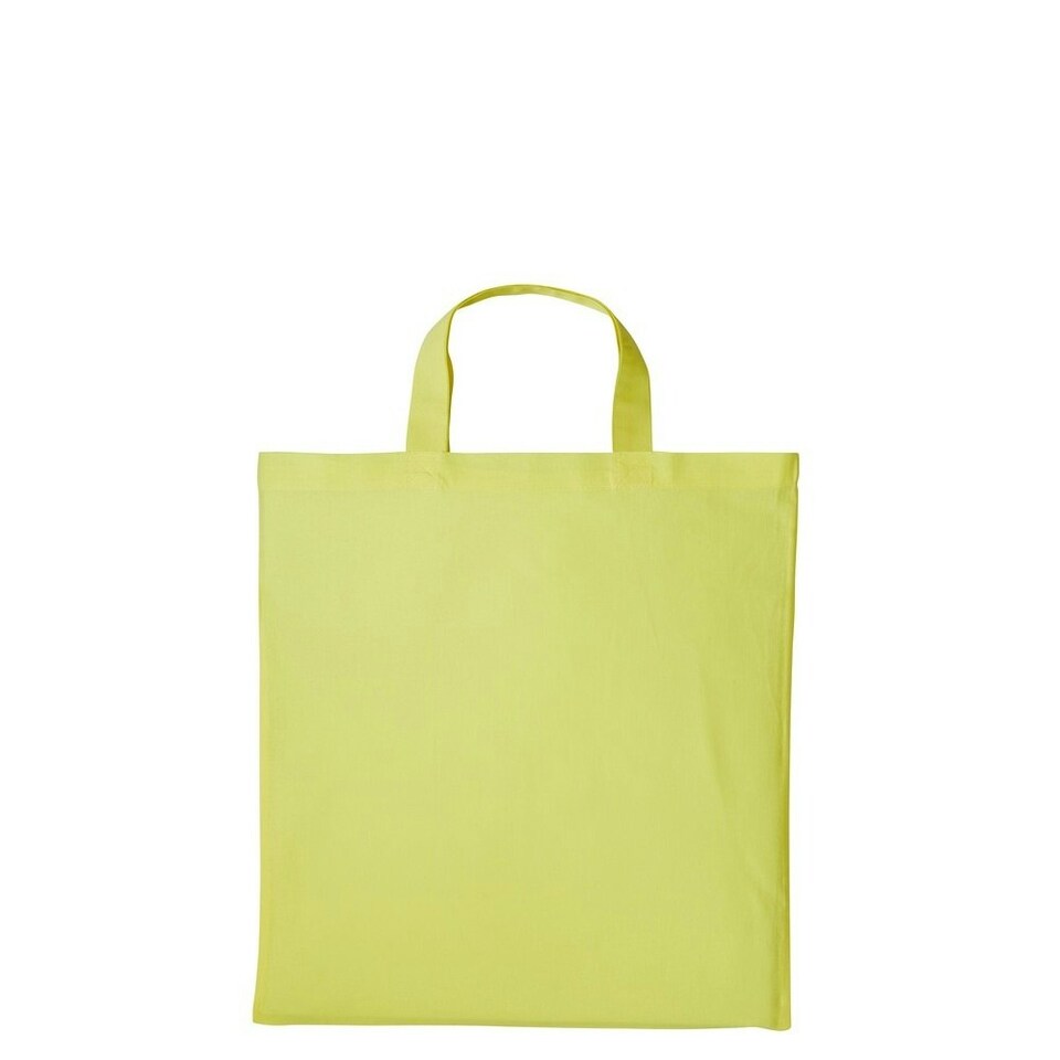 Nutshell Cotton Short Handle Shopper - Pastel Lemon - One Size Yellow