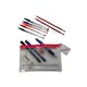 image 1 of Stationery Filled Pink Zip 8x5" Pencil Case