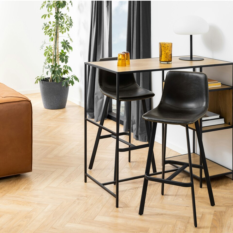 image 1 of I_Oregon Bar Chair in Black One Supplied