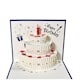 image 3 of Blue Fruit Cake Design 3D Pop Up Birthday Card