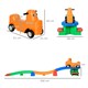image 3 of AIYAPLAY 3(m) 4 Pieces Up and Down Kids Rollercoaster, for Ages 2-5 Years