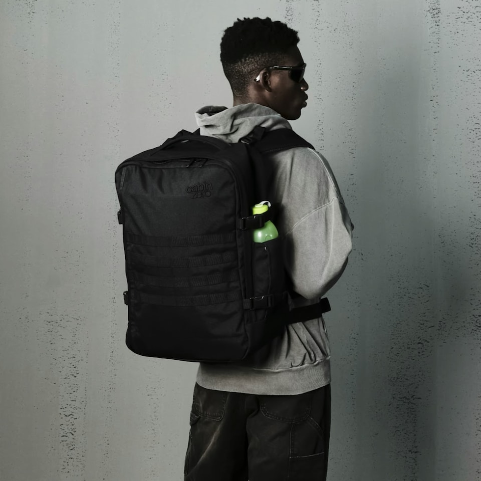 image 1 of Military Backpack 44L Absolute Black Black