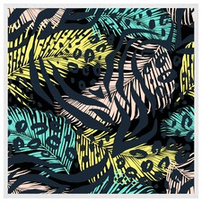 Animal & tropical print (Picture Frame) White | XS