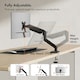 image 4 of VonHaus Gas Powered Single Monitor Stand for 10-32" Screen