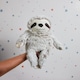 image 2 of Warmies Plush Marshmallow Sloth LARGE