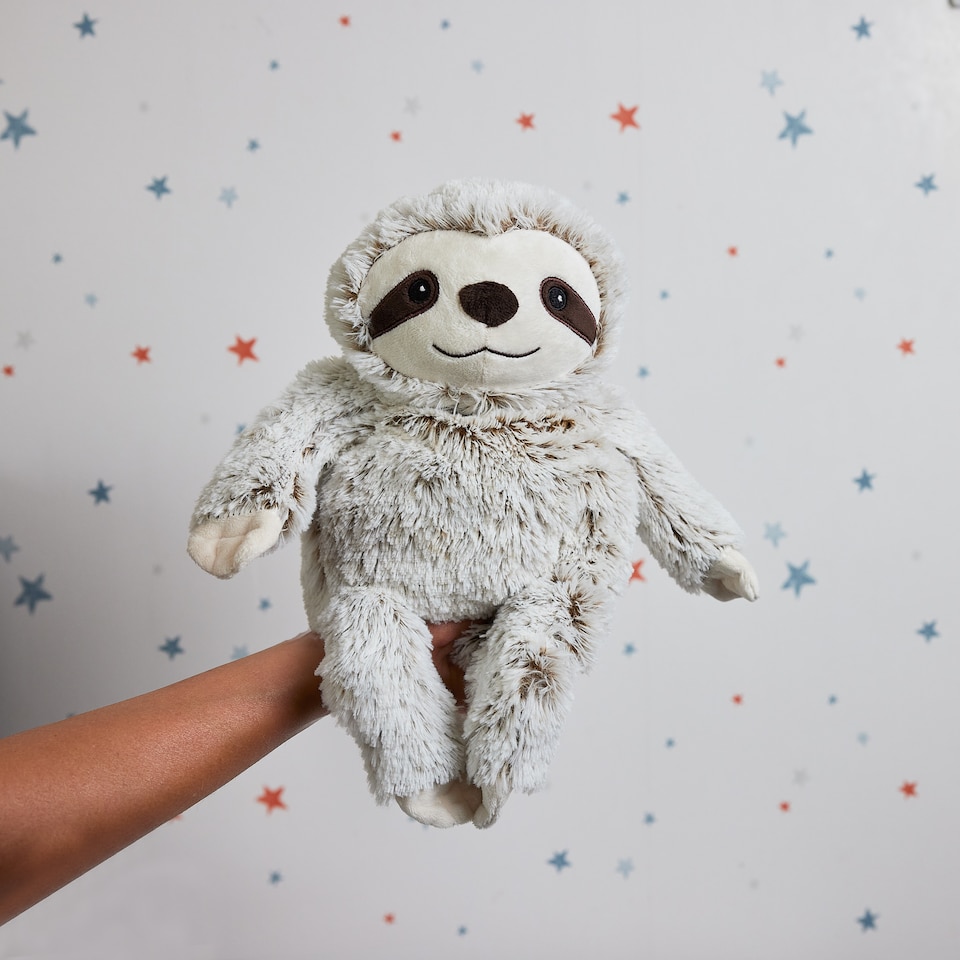 image 1 of Warmies Plush Marshmallow Sloth LARGE