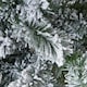 image 3 of Extra Large Snowy Spruce Tree - Plastic - Height 213 cm - White