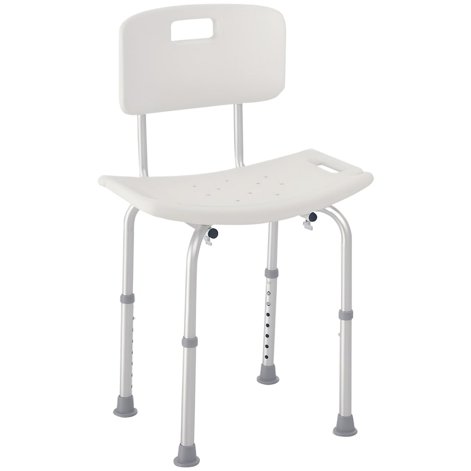 image 1 of HOMCOM Bath Chair Shower Seat, Safety Bathroom Elderly Aids