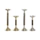 image 1 of Candle Holder DKD Home Decor Aluminium 10 x 10 x 31,5 cm Modern (2 Units) N/A