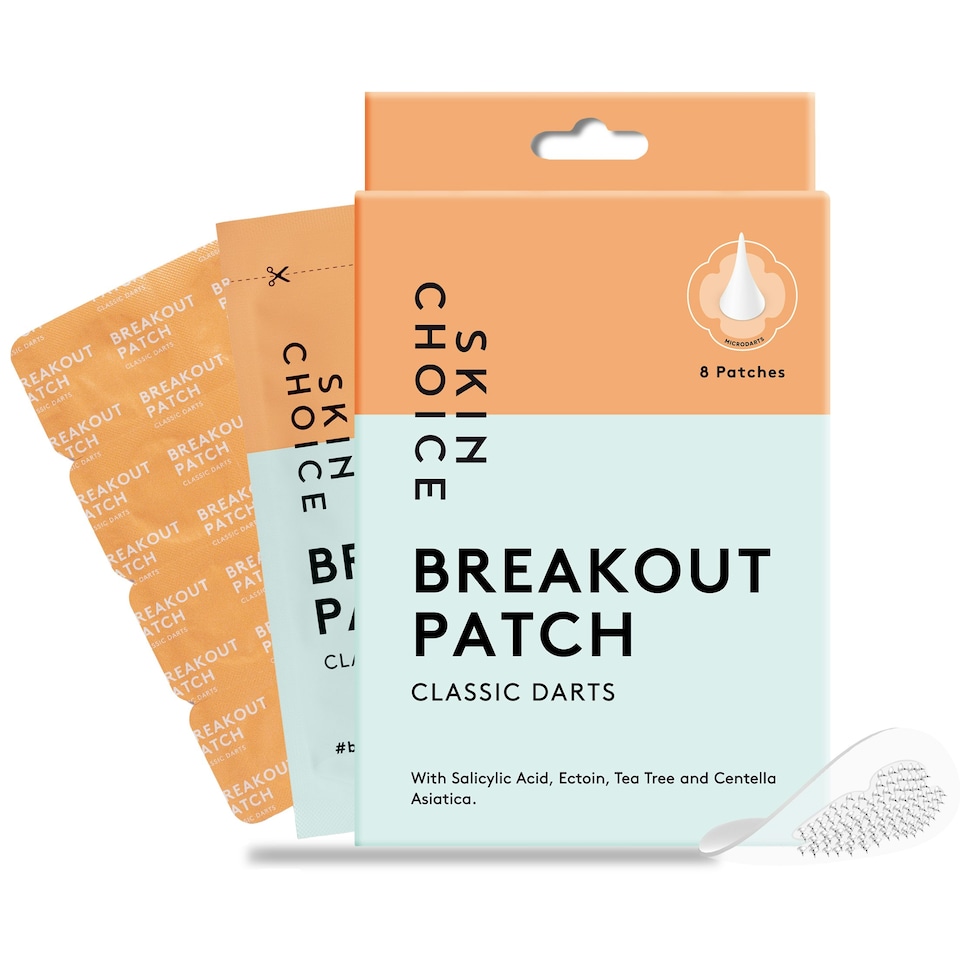 image 1 of Skin Choice Breakout MicroDarts Micro Needle Acne Salicylic Acid Pimple Patches - 8pk