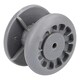image 8 of SPARES2GO Guide Support Rail Basket Wheel for Midea UBMIDW45 Dishwasher