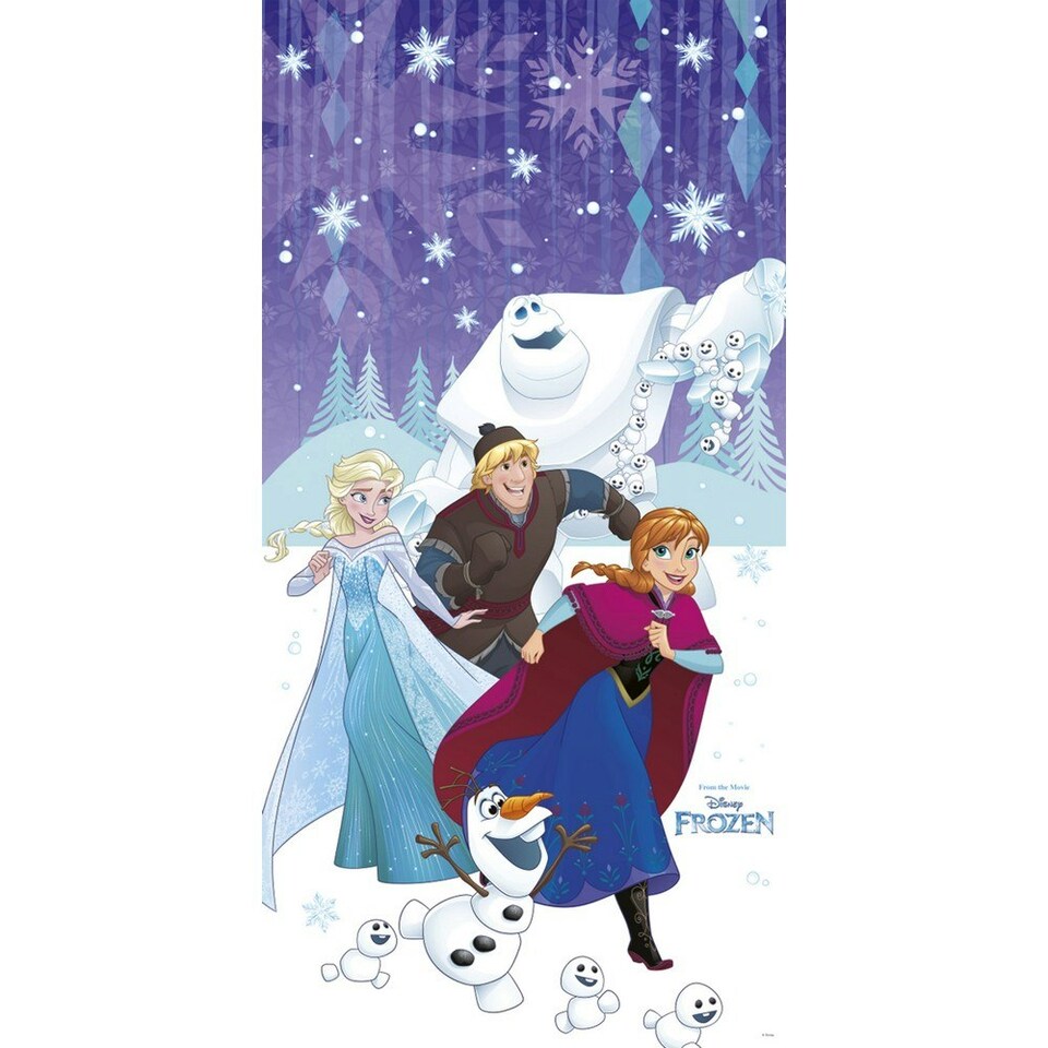 image 1 of Frozen Crystal Palace Paper Door Poster - Multicoloured - One Size