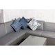 image 2 of Plain Scatter Outdoor Cushion - Pack of 2 - Polyster - H10 x W45 x L45 cm - Blue Blue | Blue