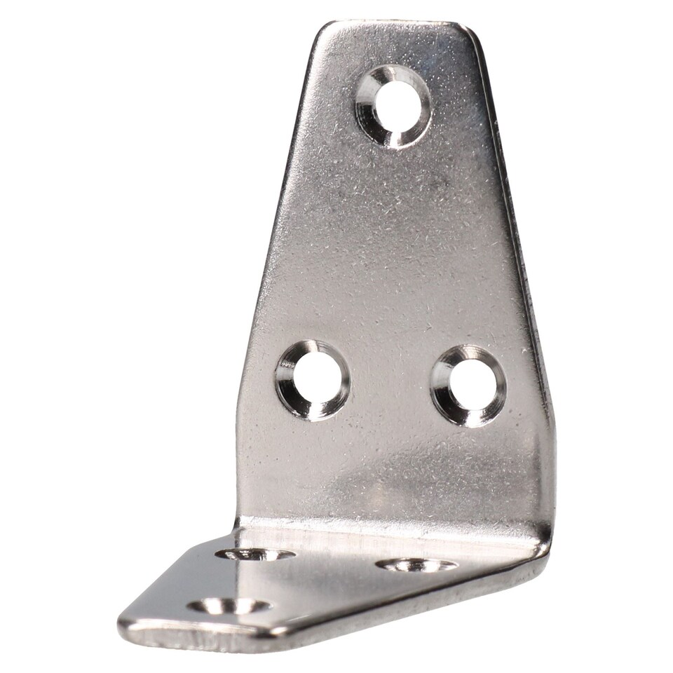 image 1 of Marine Angle Bracket 90 Degree Brace Marine Stainless Steel 56mm x 35mm 2PK