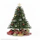 image 6 of Winter Fir Green Pre-Lit Artificial Christmas Tree - LED multi function lights - 6FT with 150 LED lights