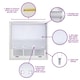 image 3 of FURNISHED Daylight Roller Blinds with Large Eyelets Cut to Size Sheer Fabric | Green | Green | (W) 90cm x (L) 165cm