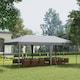image 2 of Outsunny 3 x 6 m Pop Up Gazebo Patio Party Event Heavy Duty Canopy Black
